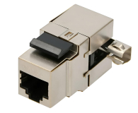 ExtraLink  Moduł keystone port RJ45 STP 5e (srebrna) - 1323239 - zdjęcie 1